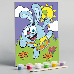 Картина по номерам «Крош», СМЕШАРИКИ, 21 х 15 см