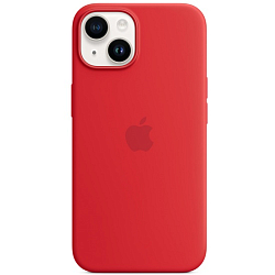 Силиконовый чехол STR Soft Touch MagSafe для iPhone 14 Red (ярко красный)