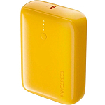 Внешний АКБ Movespeed, 1 порт USB-C, 1 порт USB-A, 2 встроенных кабеля USB-C, 10000mah (YSPBQ10) Желтый