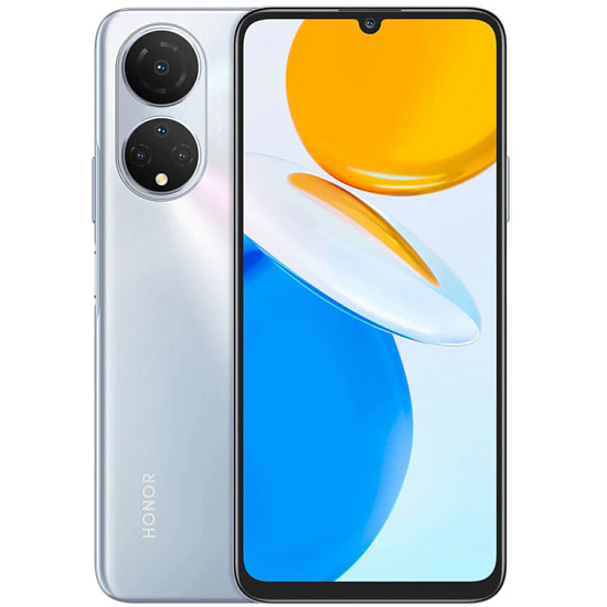 Смартфон Honor X7 4/128 ГБ серебристый