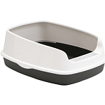 Туалет «Айша» S с высоким бортом,  45 х 35 х 18,5 см, серый