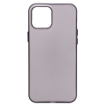 Задняя накладка PC091 для iPhone 12 Pro Max (matte transparent/black) (232331)