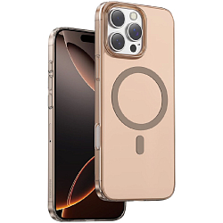 Задняя накладка KEEPHONE X-CRYSTAL MAGSAFE SLIM CASE для iPhone 16 PRO MAX DESERT