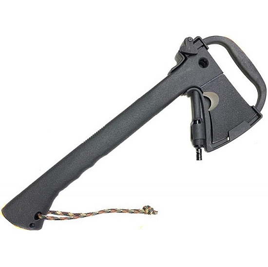 Топор походный с ножом и огнивом , 37см, 640г.