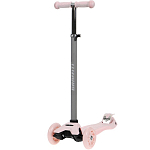 Самокат GRAFFITI Baby, колёса световые PU 120/70 мм, ABEC 7, цвет розовый