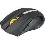 Мышь БП OKLICK 495MW черный и золотистый