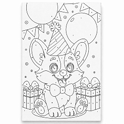 Картина по номерам «Корги и подарки», 20×30 см 10958649