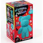Игрушка помпонами «Медведь», мятный 10133476