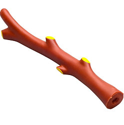 Игрушка пищащая "Ветка" для собак, 21,5 см, коричневая 1515812