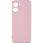 Задняя накладка ZIBELINO Soft Matte для Realme 10 Pro 5G (пыльно-розовый) с микрофиброй