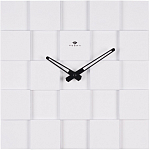 Часы настенные РУБИН "Мозаика 1", из МДФ, белый, 29*29см (2929-001)