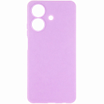 Задняя накладка ZIBELINO Soft Matte для Realme Note 60 4G/60x 4G (сиреневый) с микрофиброй