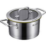 Кастрюля 1.8л REGENT Linea PALERMO 77-0216, со стек. кр. 16х9 см