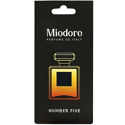 Ароматизатор MIODORE - Number five (подвесной картонный)