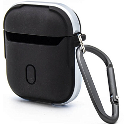 Чехол K-DOO CRASHGUARD для AirPods 1/2 (Silver)