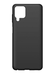 Задняя накладка SILICONE COVER для Samsung Galaxy A12 черная