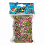 Резиночки для плетения браслетов RAINBOW LOOM, розовый камуфляж   9128193