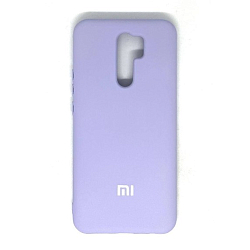 Задняя накладка SILICONE COVER для Xiaomi Redmi 9 сиреневый