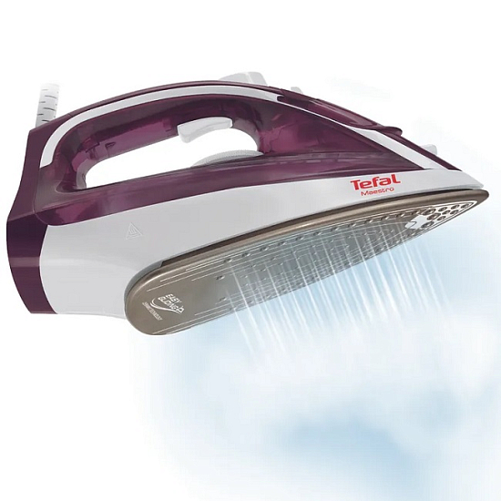 Утюг TEFAL FV1844E0 белый/бордовый (Уценка)