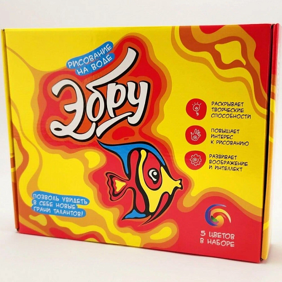 Рисование на воде: эбру,5цв Э05