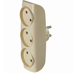 Сетевой разветвитель 3 гн. SMARTBUY б/з, 10А 250B, бежевый (SBE-10-A04i-3)