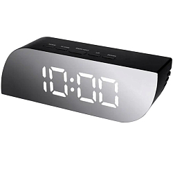 Часы электронные настольные NA-018 белые