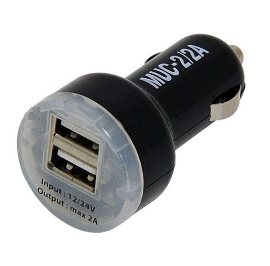 Авто ЗУ 2USB 2A MYSTERY MUC-2