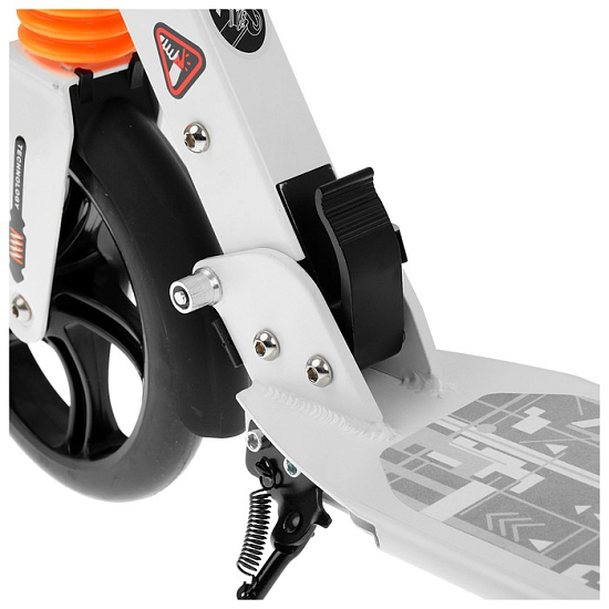 Самокат SCOOTER, амортизатор, ABEC 5, цвет белый