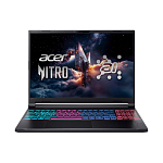 Ноутбук игровой Acer Nitro V16 (AMD Ryzen 7, 16 ГБ, SSD, RTX 5060, DOS), чёрный