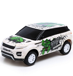 Машина р/у «Эвог», работает от батареек, цвет белый 6492237