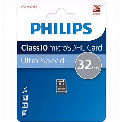 Micro SD 32Gb PHILIPS Class 10