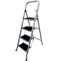 Стремянка Variant СК314, 4 широкие прорезиненные ступени, стальная