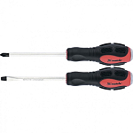 Набор отверток ударных, 2шт., MATRIX, PH + SL, CrV, 2к рукоятка// 19121