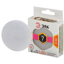 Лампа светодиодная ЭРА GX53 7W/2700K (10/100/3300)