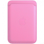 Кошелек для карт MagSafe Silicone Wallet для Apple iPhone Розовый