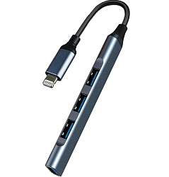 USB-Хаб GL-302 4 USB серый