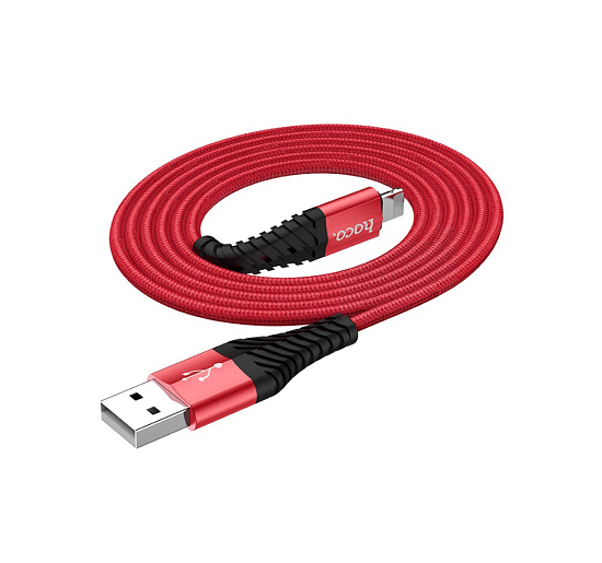 Кабель USB <--> Lightning  1.0м HOCO X38 Cool красный