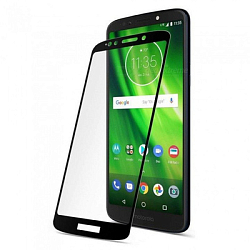 Противоударное стекло RESCO для Moto G8 черное