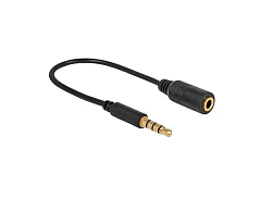 Переходник Jack 3.5 <--> Jack 3.5 NONAME (70 см), черный