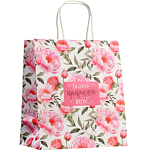 Пакет «Самого прекрасного», цветы, 22 х 25 х 12 10200593