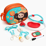 Игровой набор доктора «Чебурашка», 10 предметов, в сумочке 10672978