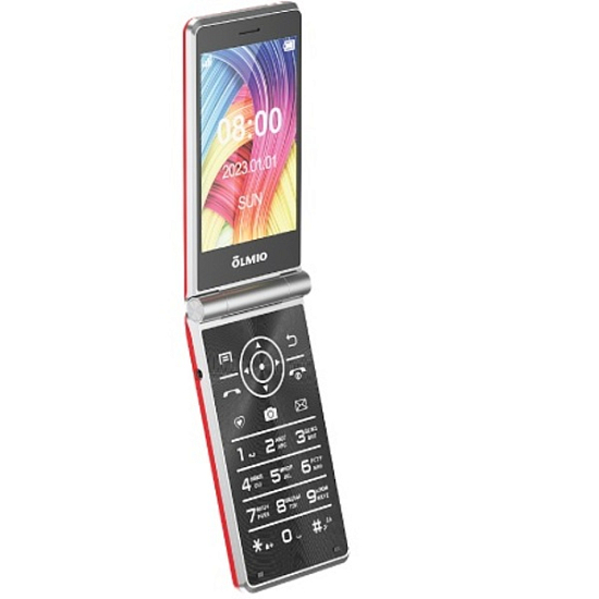 Телефон OlMIO F50 красный