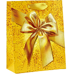 Пакет «Бант», частичный лак, S 12 х 15 х 5.5 см