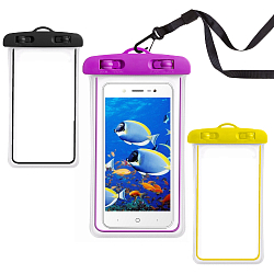 Водонепроницаемый чехол для смартфонов max 6,7" светящийся