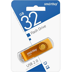 USB 32Gb SMARTBUY Twist жёлтый