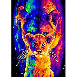 Картина по номерам на картоне 20*28,5 см "Забота" 43930