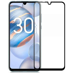 Противоударное стекло 9D NONAME для Honor 30i, черное