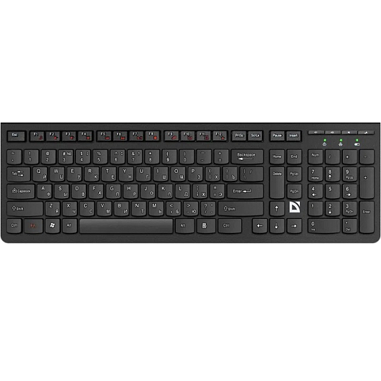 Клавиатура БП DEFENDER UltraMate SM-535 RU черная