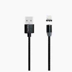 Кабель USB <--> microUSB  1.0м FAISON HU40A Magnetic Adsorption, чёрный