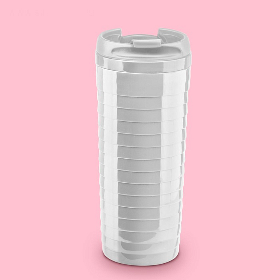 Термостакан ребристый белый МИКС (6 артикулов)